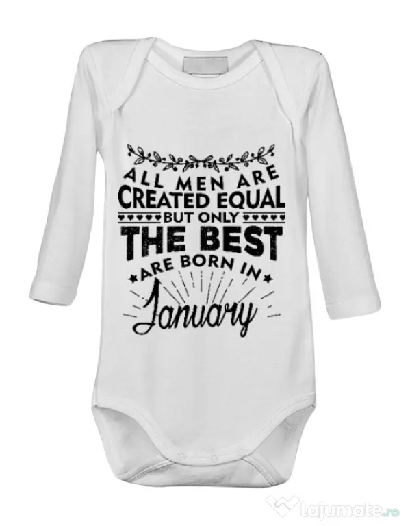 Baby body The best men are born in January Alb