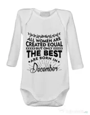 Baby body The best women are born in December Alb 