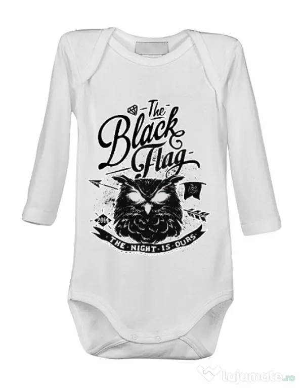 Baby body The black flag owl Alb