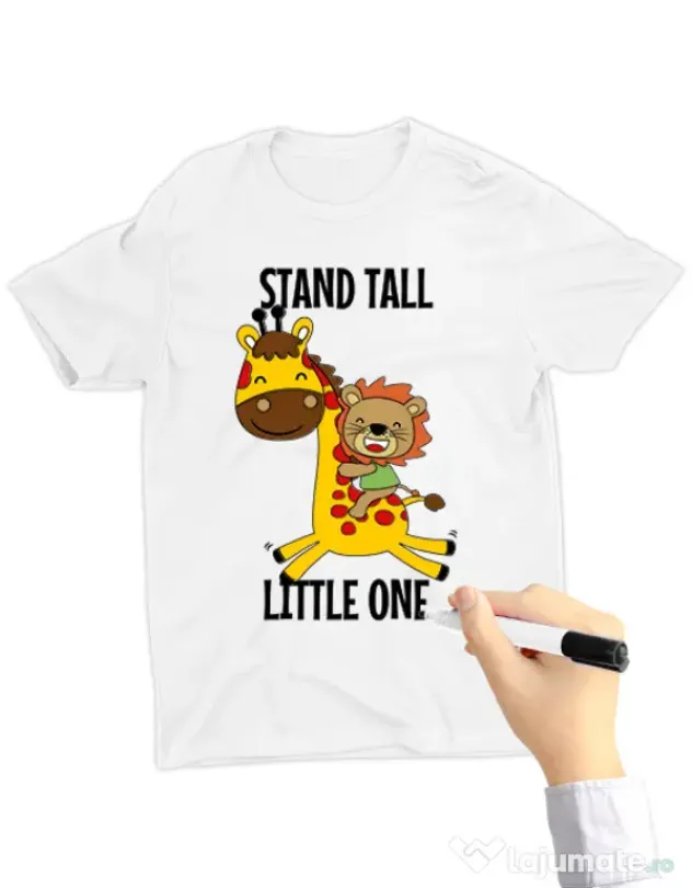 Tricou de colorat Stand tall little one