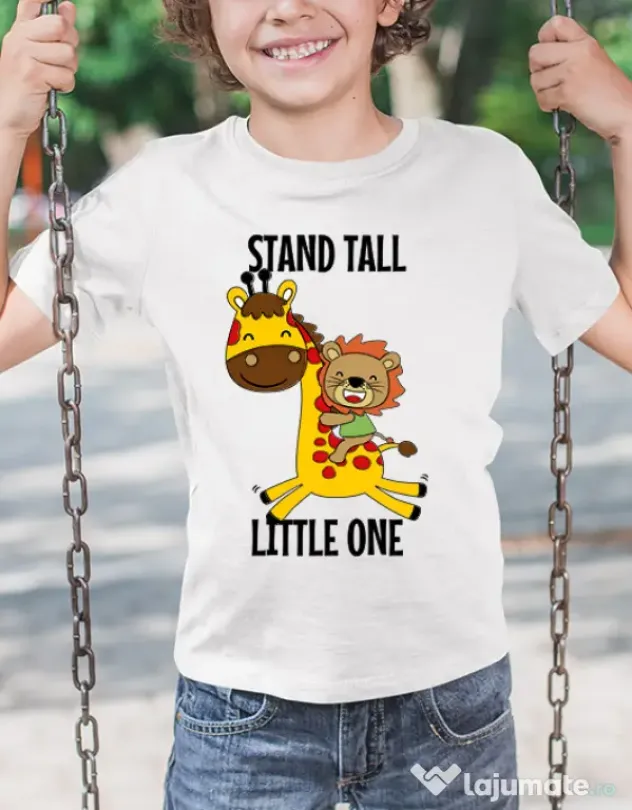 Tricou de colorat Stand tall little one