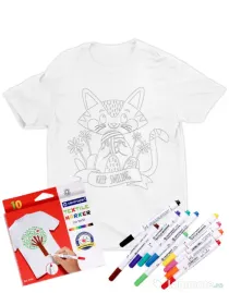 Tricou de colorat Keep smiling