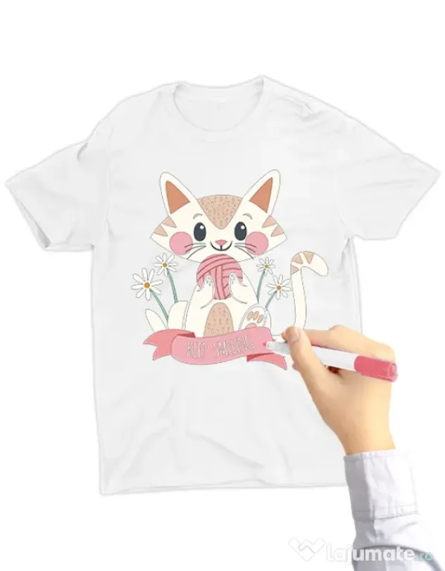 Tricou de colorat Keep smiling