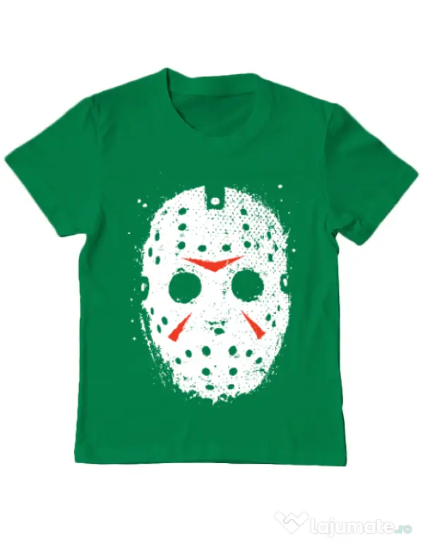 Tricou ADLER copil Jason Mask Verde mediu
