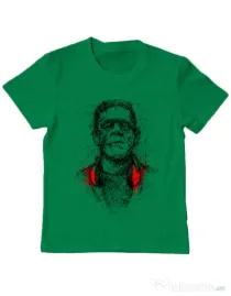 Tricou ADLER copil Frankenscratch Verde mediu