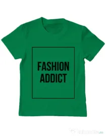 Tricou ADLER copil Fashion addict Verde mediu
