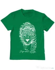 Tricou ADLER copil Jaguarul Alb Verde mediu