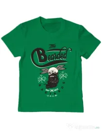Tricou ADLER copil The bearded bastards Verde mediu