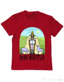 Tricou ADLER copil Miorita Rosu