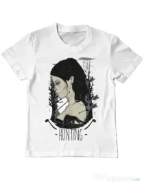 Tricou ADLER copil The hunting Alb