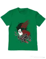 Tricou ADLER copil Remember the fallen Verde mediu