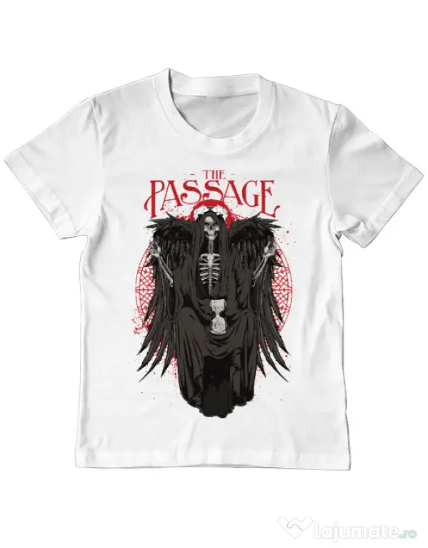Tricou ADLER copil The passage Alb