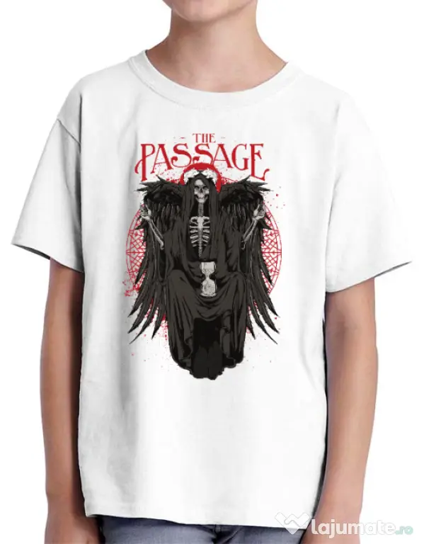 Tricou ADLER copil The passage Alb