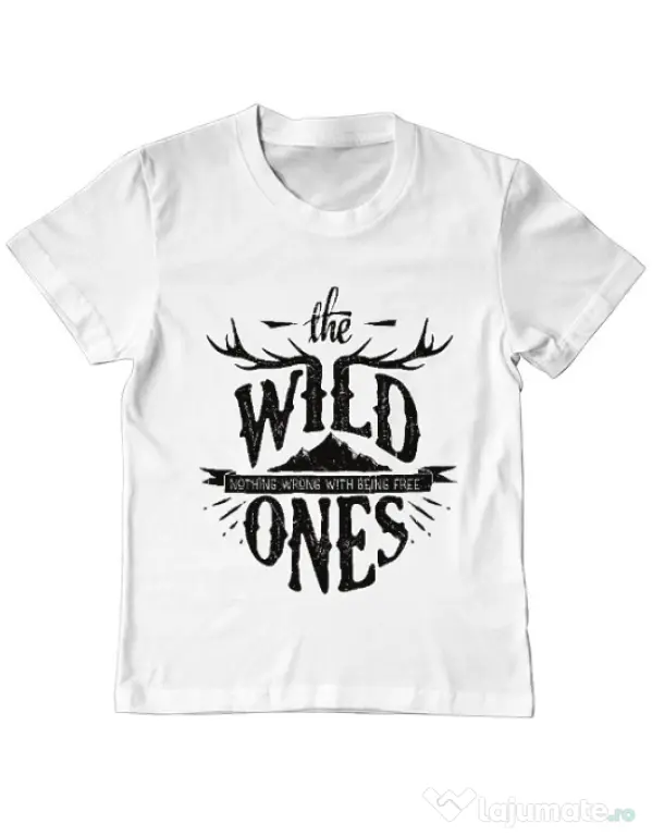 Tricou ADLER copil The Wild Ones Alb