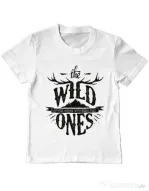 Tricou ADLER copil The Wild Ones Alb