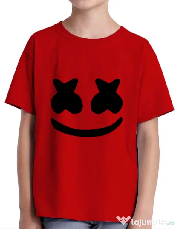 Tricou ADLER copil Marshmello Rosu