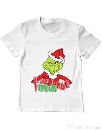 Tricou ADLER copil Mean one Alb