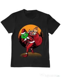 Tricou ADLER copil Grinch stole Christmas Negru