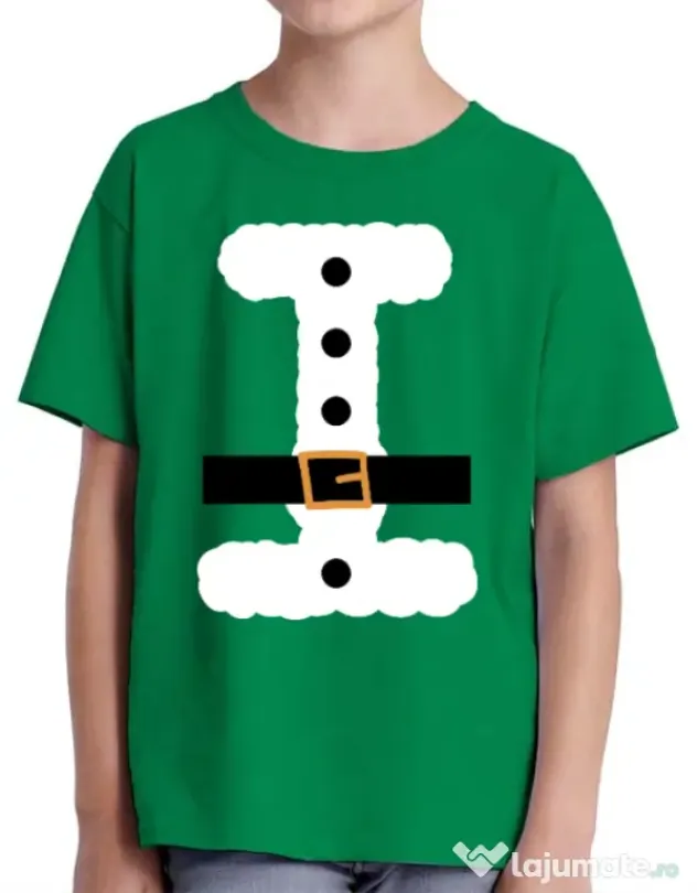 Tricou ADLER copil Santa Verde mediu