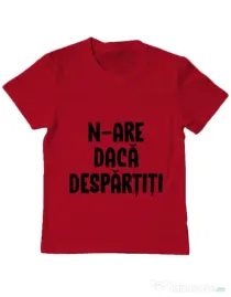 Tricou ADLER copil Nu are sens 2 Rosu