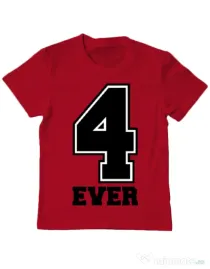 Tricou ADLER copil Forever Rosu