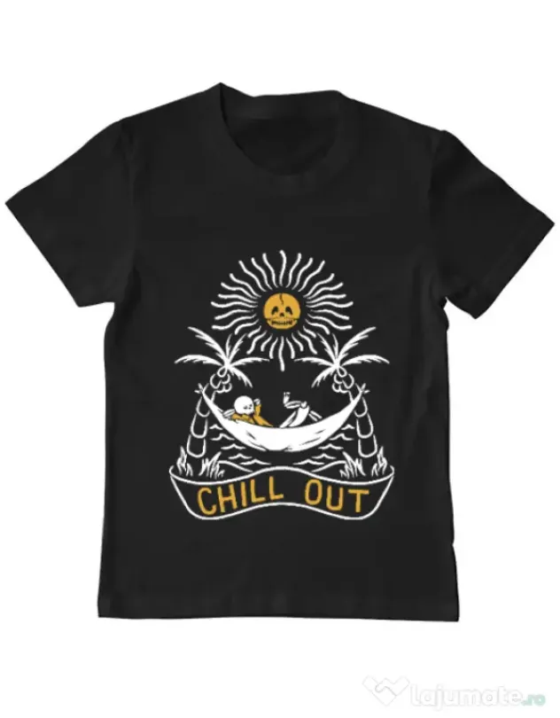Tricou ADLER copil Chill out Negru