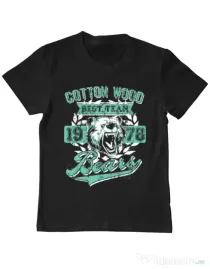 Tricou ADLER copil Cotton wood Negru
