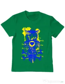 Tricou ADLER copil Owl Verde mediu