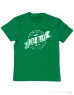 Tricou ADLER copil When nothing goes right Verde mediu