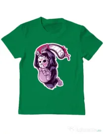 Tricou ADLER copil Kong revenge Verde mediu