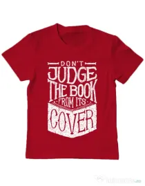 Tricou ADLER copil Book cover Rosu