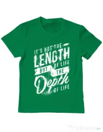 Tricou ADLER copil Depth of life Verde mediu