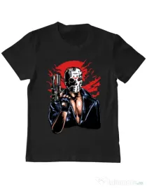 Tricou ADLER copil Jason will be back Negru