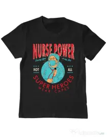 Tricou ADLER copil Nurse power Negru