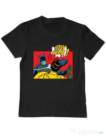 Tricou ADLER copil Stay home Robin Negru