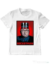 Tricou ADLER copil Rocketman Alb