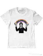 Tricou ADLER copil I hate everything Alb