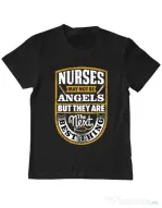 Tricou ADLER copil Angel nurses Negru