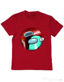 Tricou ADLER copil Behind you Rosu