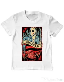 Tricou ADLER copil Immortal Alb