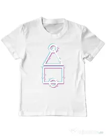 Tricou personalizat copil Glitch Squid Game Alb
