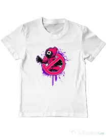 Tricou personalizat copil Squid Game 2 Alb