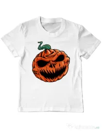 Tricou personalizat copil Pumpkin Alb