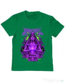 Tricou personalizat copil DARK SPELL Verde mediu