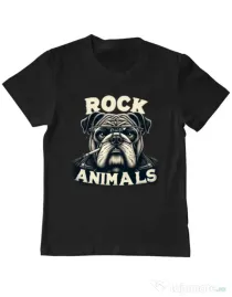 Tricou personalizat copil BULLDOG 06 Negru