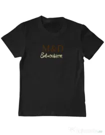Tricou personalizat copil M&D 10 Negru