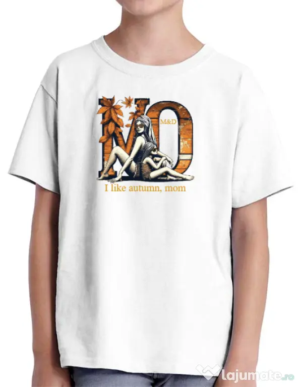 Tricou personalizat copil M&D 20 Alb