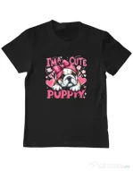 Tricou personalizat copil BULLDOG 13 Negru