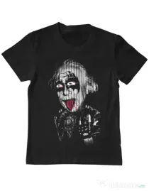 Tricou ADLER copil Albert Rockeinstein Negru