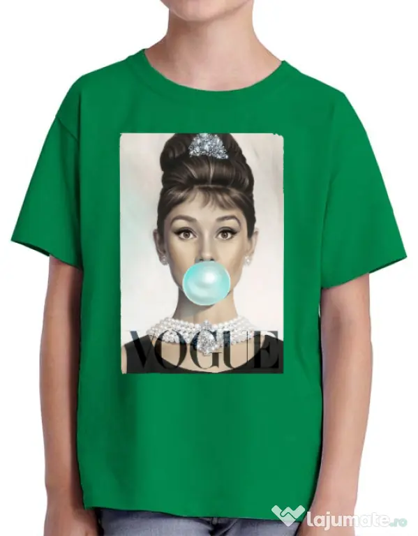 Tricou ADLER copil Audrey Verde mediu